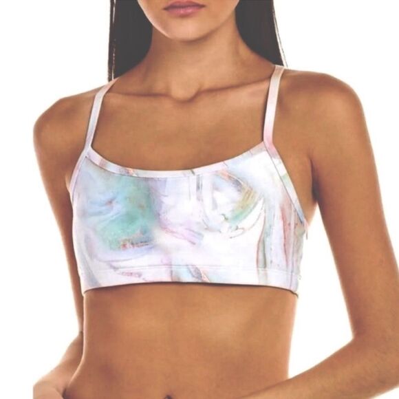 Johnny Was Calme Endurance Cross Back Sports Bra - Picture 1 of 5